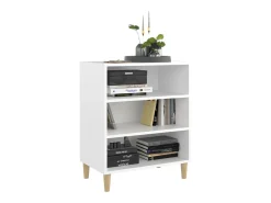 Aparador blanco 57x35x70 cm madera de ingeniería