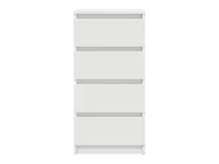 Aparador blanco 37,5x35x76 cm madera de ingeniería