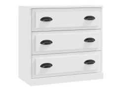 Aparador blanco 70x35,5x67,5 cm madera de ingeniería