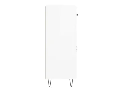 Aparador blanco 69,5x34x90 cm madera de ingeniería