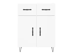 Aparador blanco 69,5x34x90 cm madera de ingeniería
