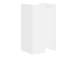 Aparador blanco 45x35x75 cm madera de ingeniería