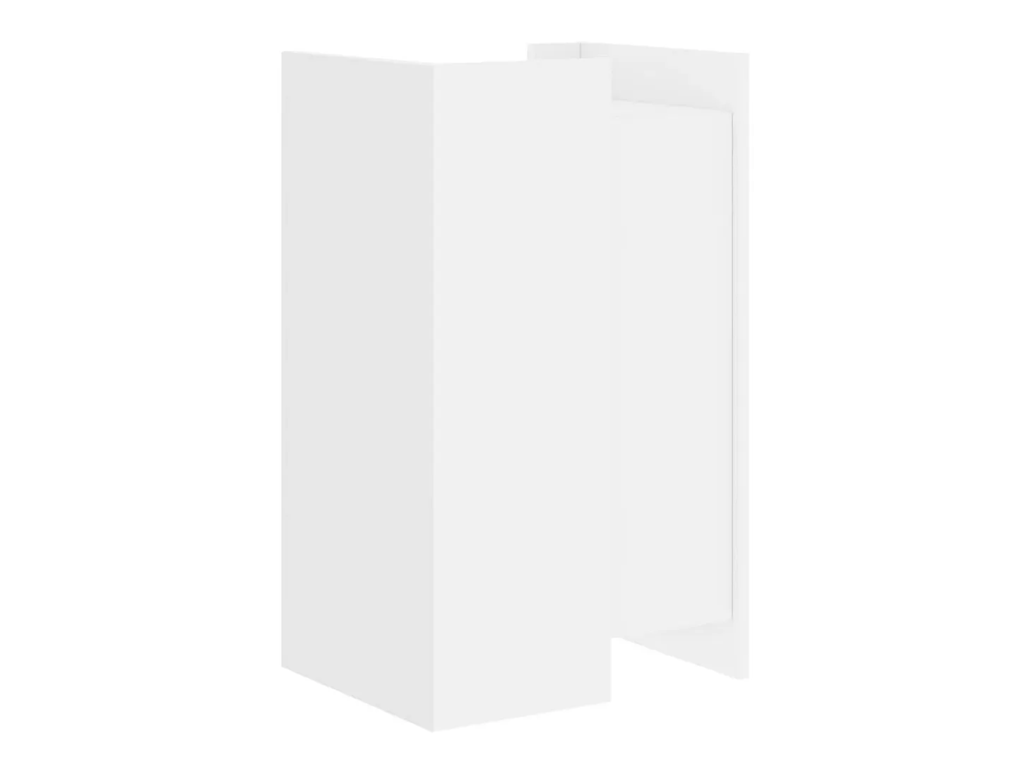 Aparador blanco 45x35x75 cm madera de ingeniería