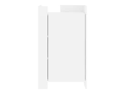 Aparador blanco 45x35x75 cm madera de ingeniería
