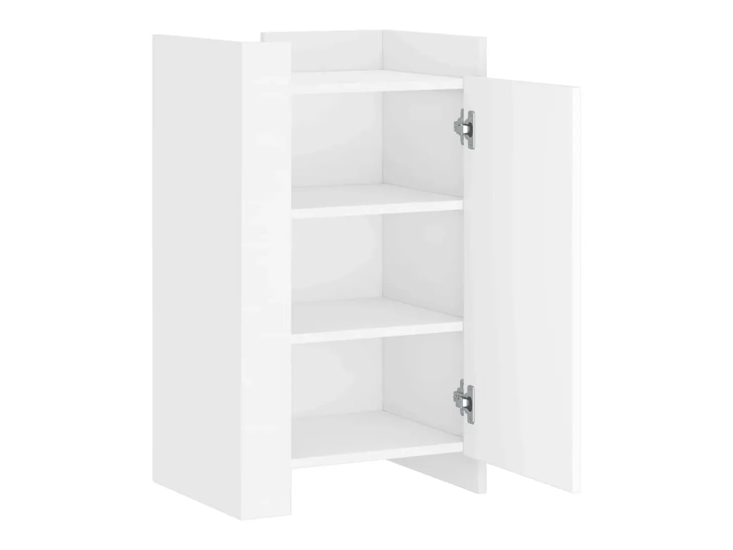 Aparador blanco 45x35x75 cm madera de ingeniería