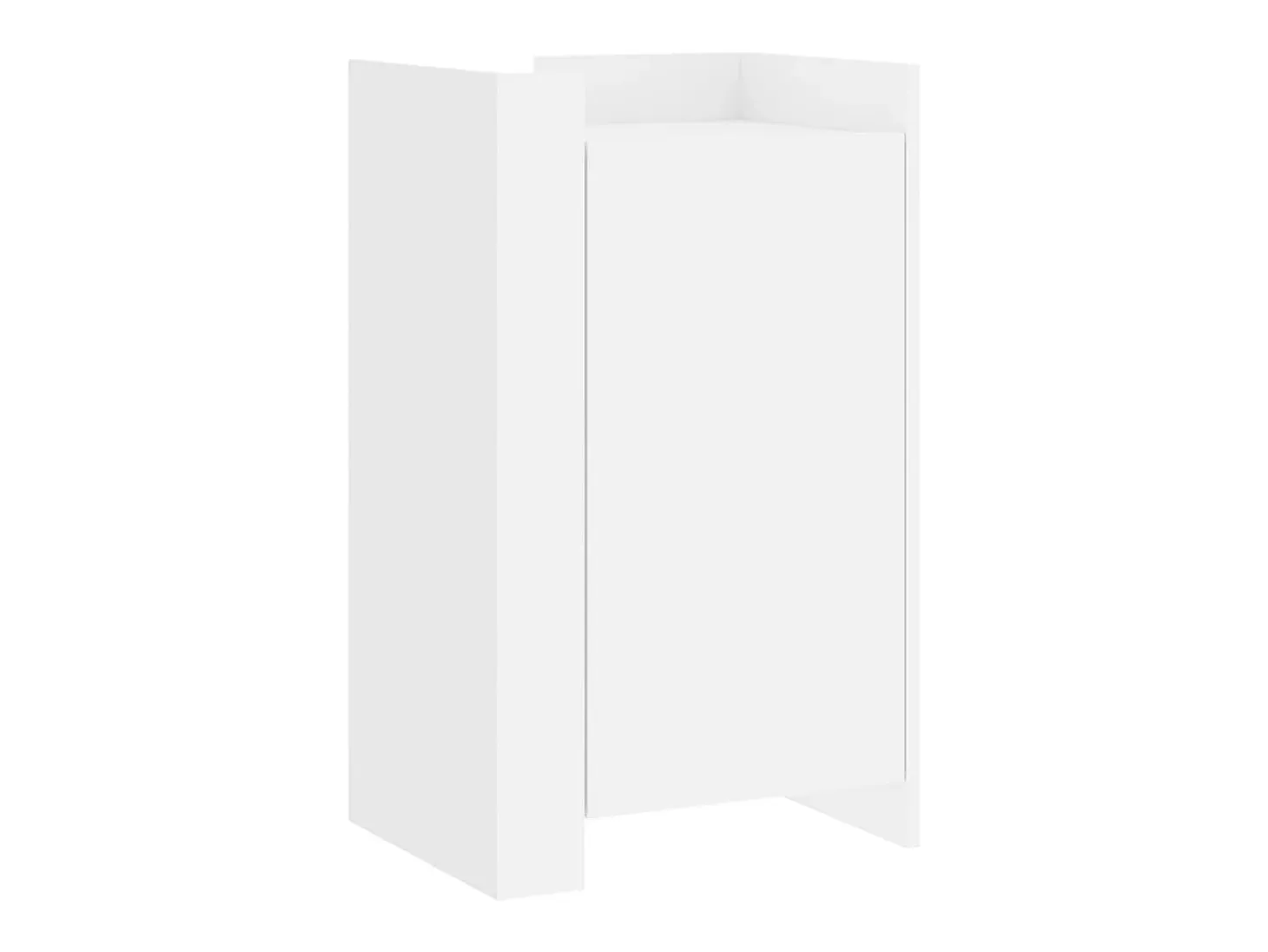 Aparador blanco 45x35x75 cm madera de ingeniería