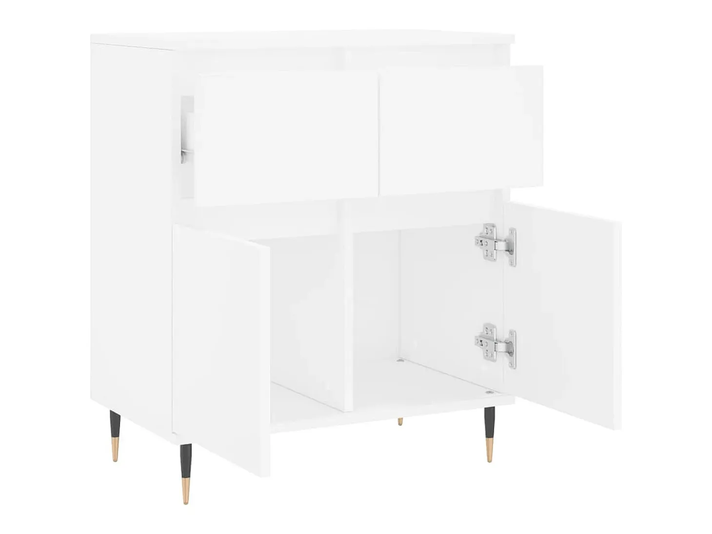 Aparador Blanco 60x35x70 cm Madera de Ingeniería