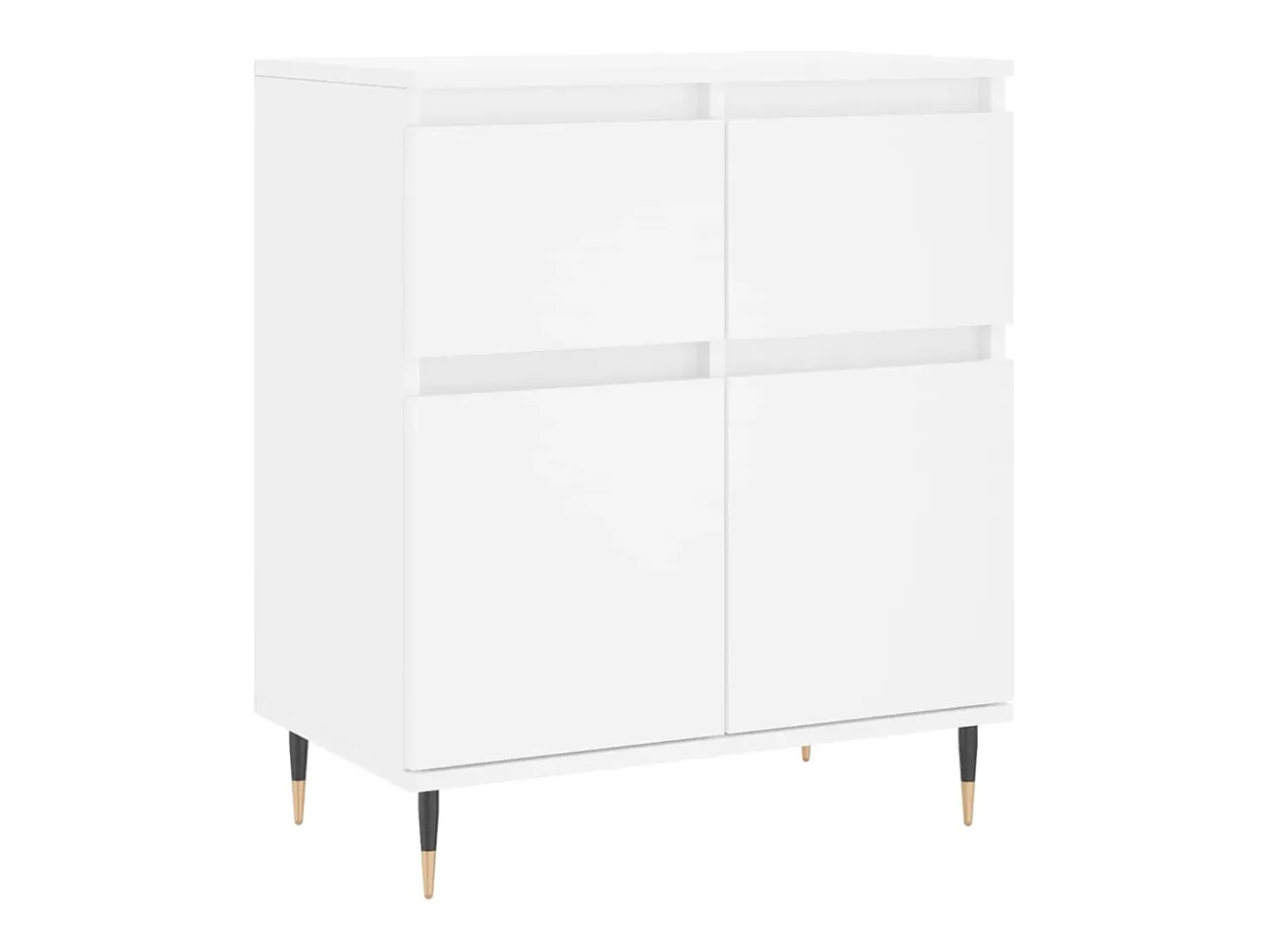 Aparador Blanco 60x35x70 cm Madera de Ingeniería