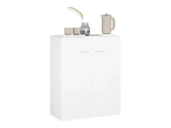 Aparador blanco 60x30x75 cm madera contrachapada