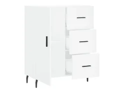 Aparador blanco 69,5x34x90 cm madera de ingeniería