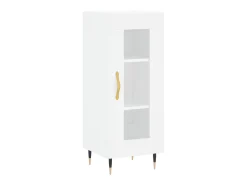 Aparador blanco 34,5x34x90 cm madera de ingeniería