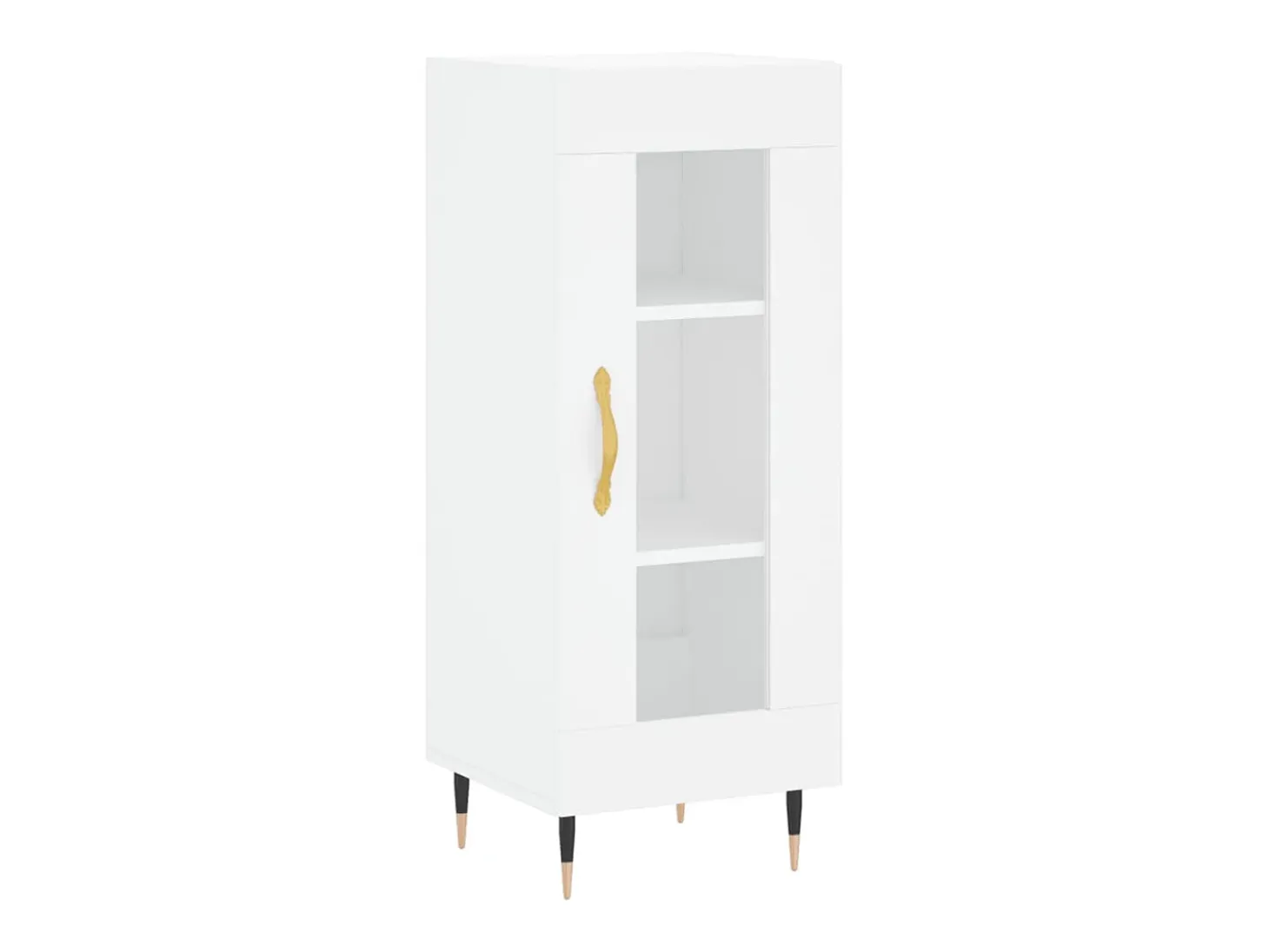 Aparador blanco 34,5x34x90 cm madera de ingeniería