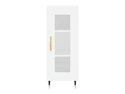 Aparador blanco 34,5x34x90 cm madera de ingeniería
