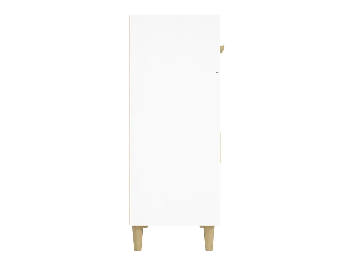 Aparador blanco 69,5x34x89 cm madera contrachapada