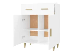 Aparador blanco 69,5x34x89 cm madera contrachapada