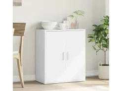 Aparador blanco 79x38x80 cm madera contrachapada