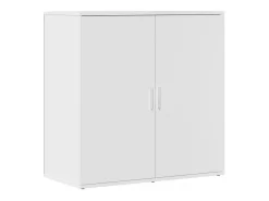 Aparador blanco 79x38x80 cm madera contrachapada