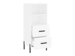 Aparador blanco 34,5x34x90 cm madera de ingeniería