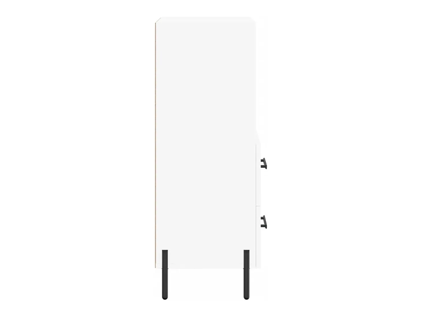Aparador blanco 34,5x34x90 cm madera de ingeniería