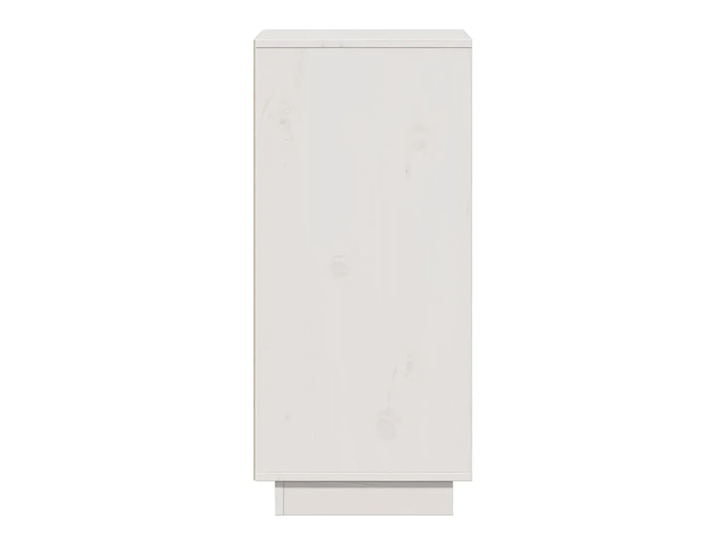 Aparador Blanco 31,5x34x75 cm Madera Maciza de Pino