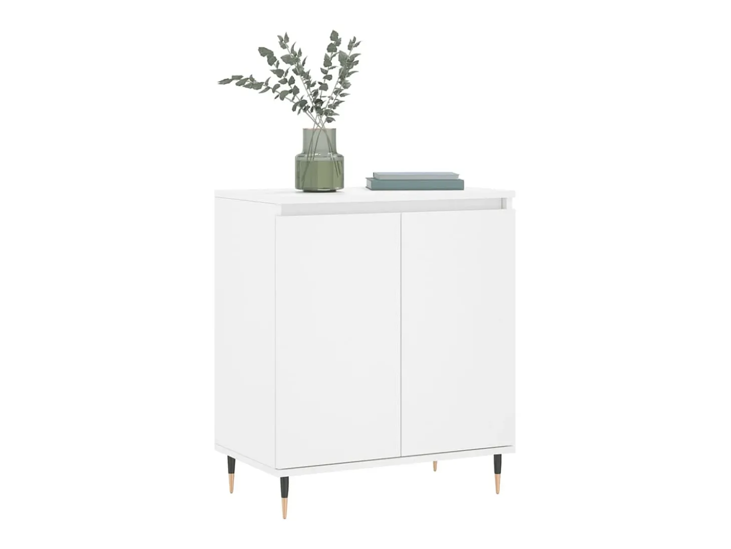 Aparador Blanco 60x35x70 cm Madera de Ingeniería