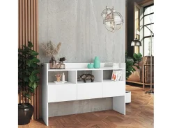 Aparador Blanco 105x30x70 cm Madera de Ingeniería