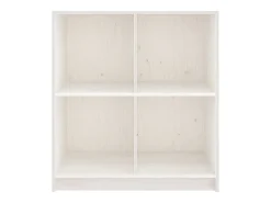 Aparador blanco 70x33x76 cm madera maciza de pino