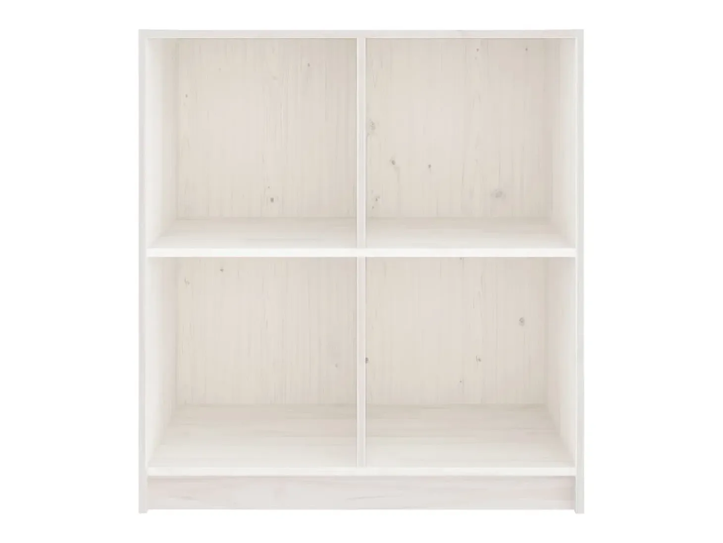 Aparador blanco 70x33x76 cm madera maciza de pino
