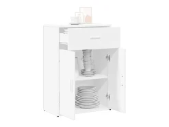 Aparador blanco 60x30x84 cm madera contrachapada