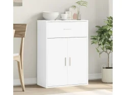 Aparador blanco 60x30x84 cm madera contrachapada