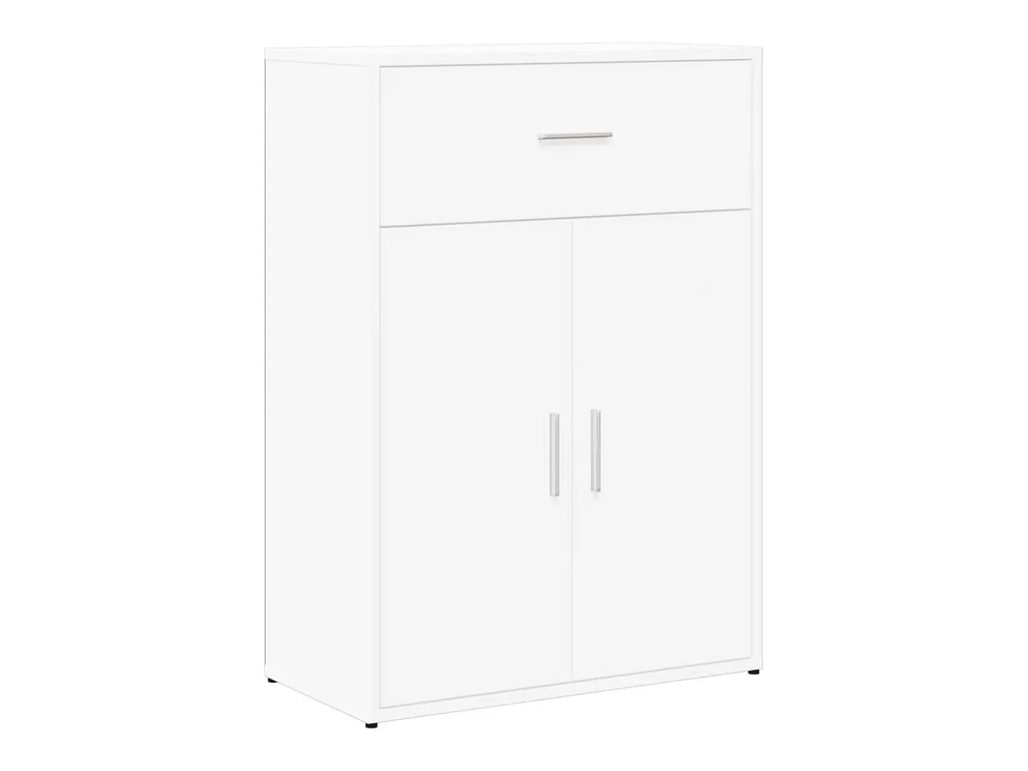 Aparador blanco 60x30x84 cm madera contrachapada