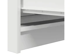 Aparador blanco 80x35x76 cm madera contrachapada