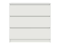 Aparador blanco 80x35x76 cm madera contrachapada