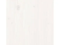 Aparador Blanco 100x40x75 cm Madera Maciza de Pino