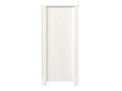 Aparador Blanco 100x35x74 cm Madera Maciza de Pino