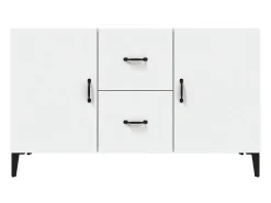 Aparador blanco 100x36x60 cm madera de ingeniería