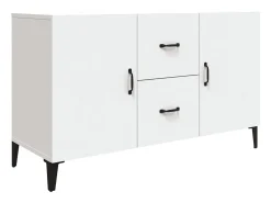 Aparador blanco 100x36x60 cm madera de ingeniería