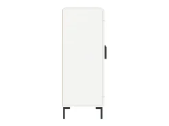 Aparador blanco 69,5x34x90 cm madera de ingeniería