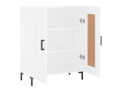Aparador blanco 69,5x34x90 cm madera de ingeniería