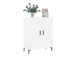 Aparador blanco 69,5x34x90 cm madera de ingeniería