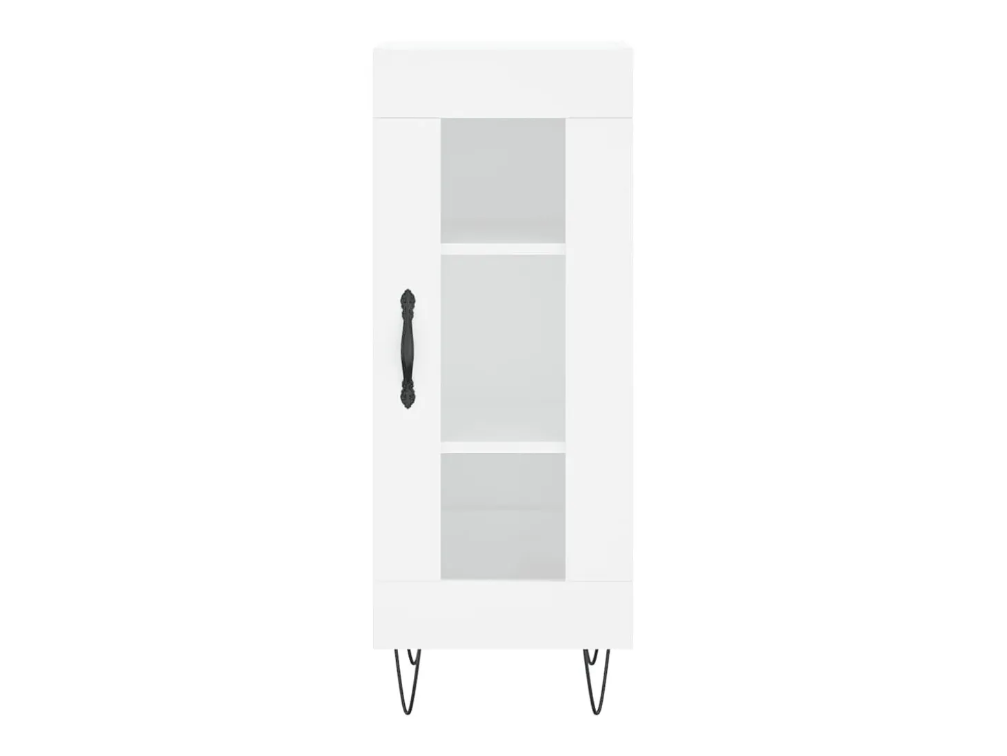 Aparador blanco 34,5x34x90 cm madera de ingeniería