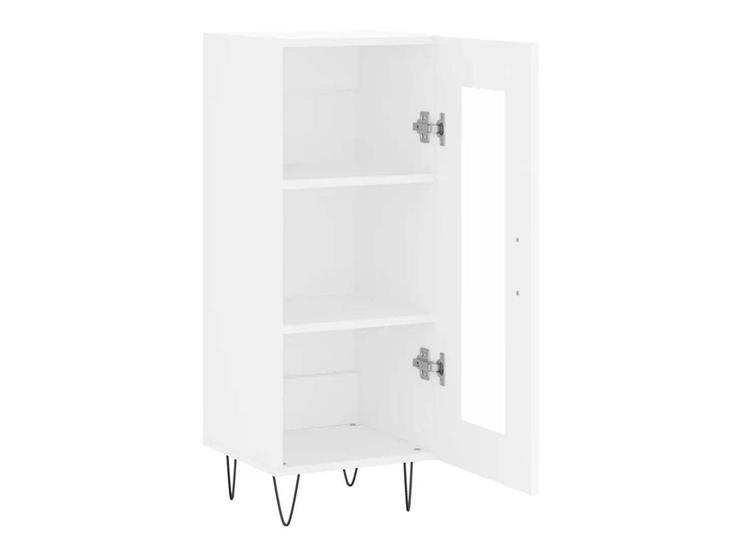Aparador blanco 34,5x34x90 cm madera de ingeniería