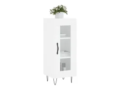 Aparador blanco 34,5x34x90 cm madera de ingeniería