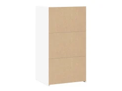 Aparador blanco 50x41x93 cm madera contrachapada