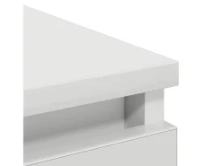 Aparador blanco 37,5x35x76 cm madera de ingeniería