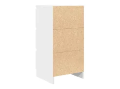 Aparador blanco 37,5x35x76 cm madera de ingeniería