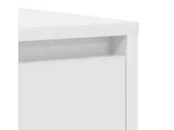Aparador blanco 29,5x34x76 cm madera de ingeniería
