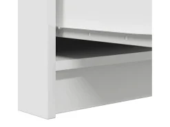 Aparador blanco 29,5x34x76 cm madera de ingeniería