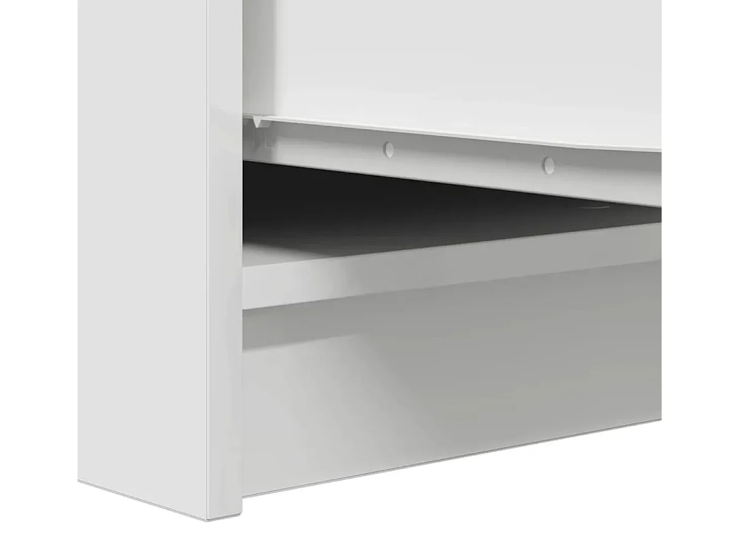 Aparador blanco 29,5x34x76 cm madera de ingeniería