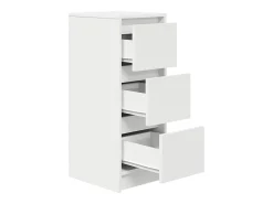 Aparador blanco 29,5x34x76 cm madera de ingeniería